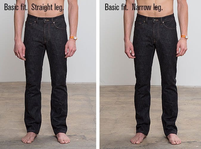 Todd Shelton Jeans: Straight leg vs Narrow Todd Shelton straight leg vs. narrow leg
