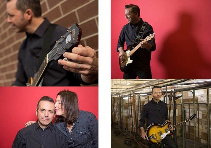Guitar World's Damian Fanelli for Todd Shelton Damian Fanelli, Todd Shelton. Gretsch Tennessean, Fender Nashville B-Bender Telecaster, Epiphone Elitist Casino