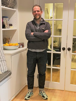 Clay in his raw jean after 180 wears